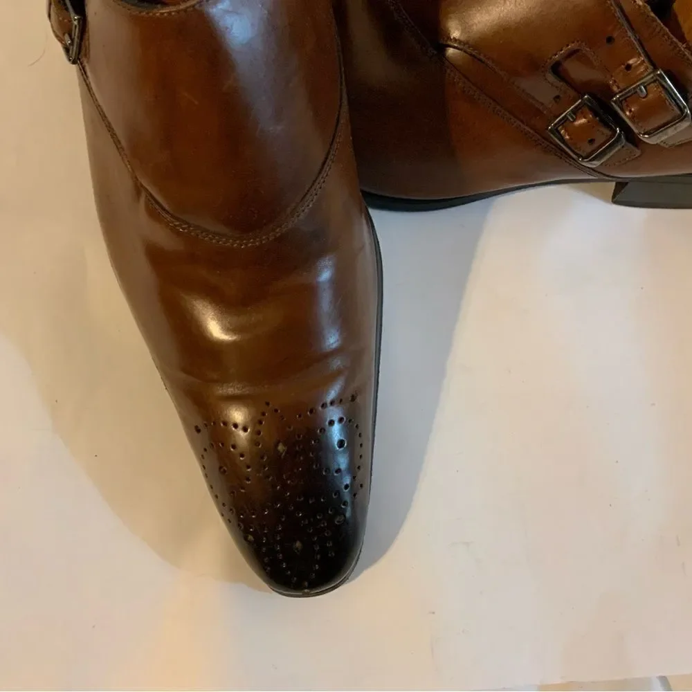 Profession Le  Bottier Depuis 1965 Brown Shoes all Leather buckles  EU 43 US 10